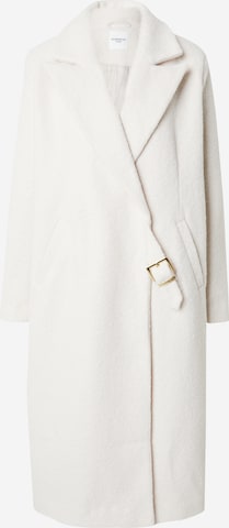 Hoermanseder x About You Between-Seasons Coat 'Naomi' in White: front