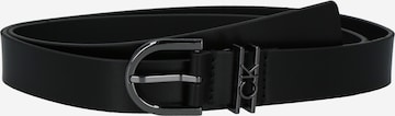 Ceinture Calvin Klein en noir : devant