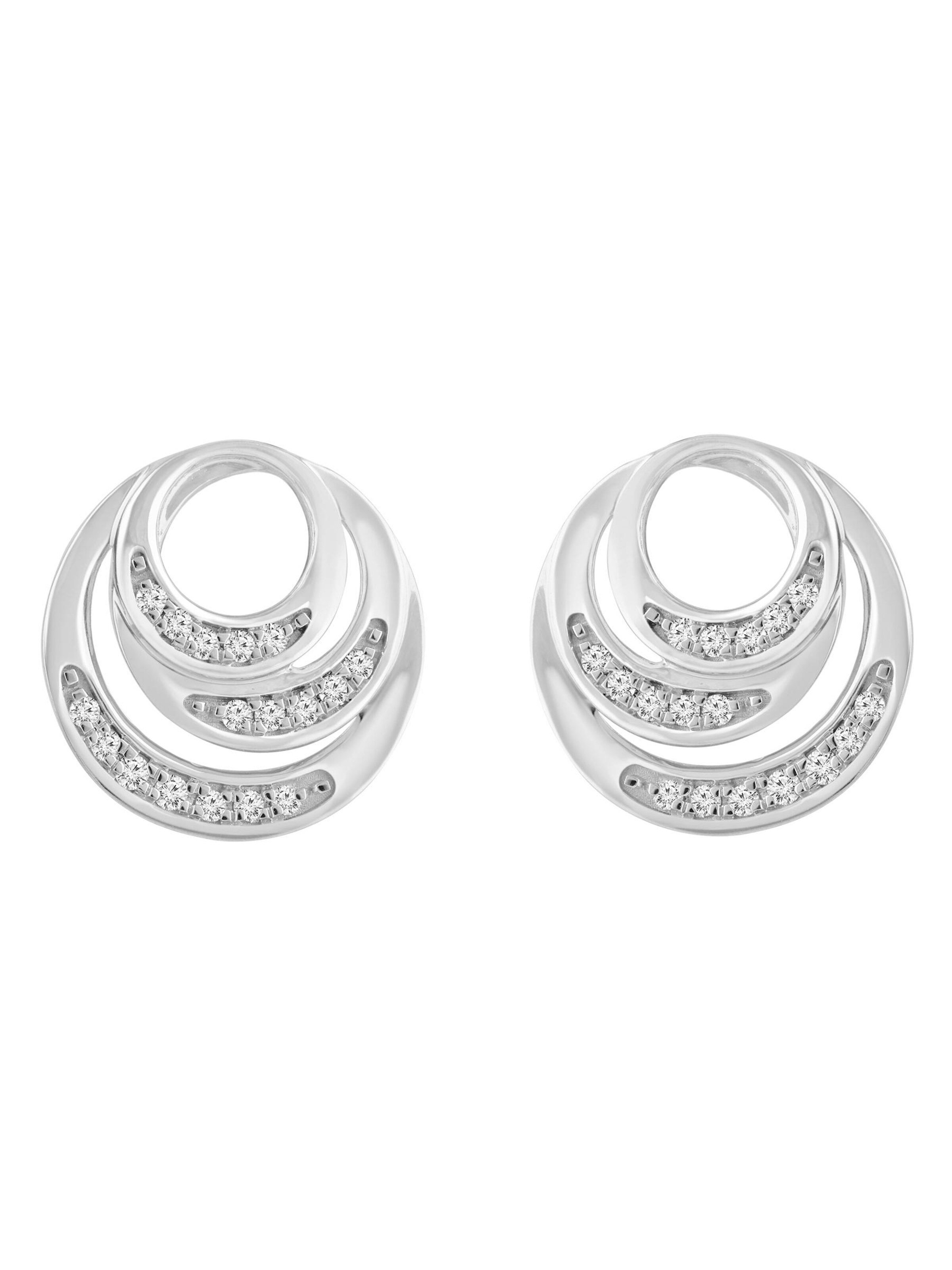 Diamant Exquis Earrings in Silver