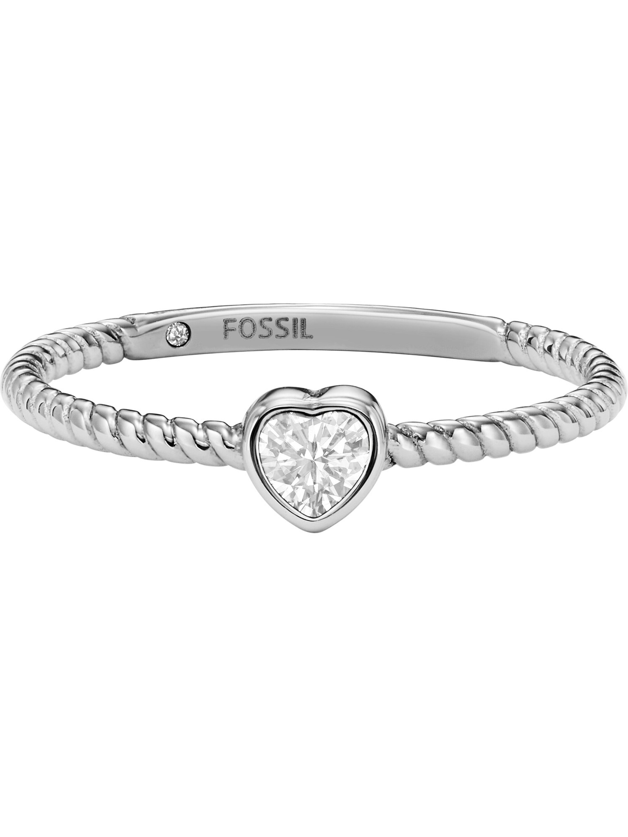 FOSSIL Ring in Silber