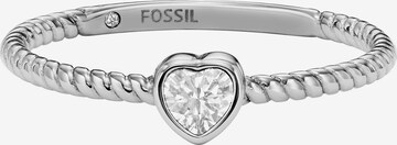 FOSSIL Ring in Silber