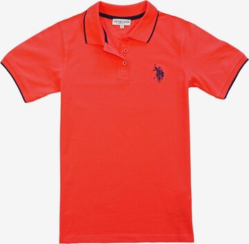 T-Shirt U.S. POLO ASSN. en rouge : devant