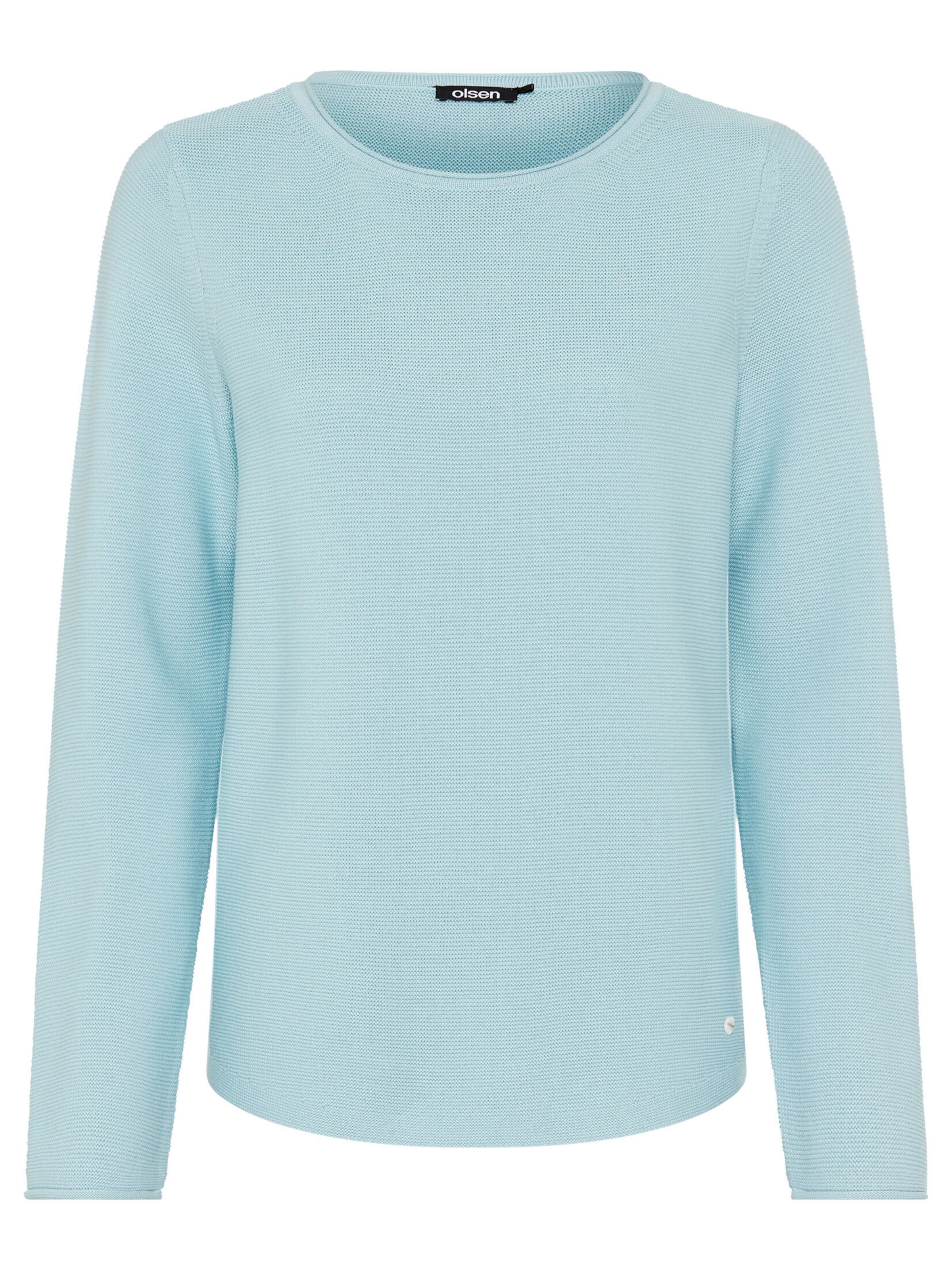 Pull-over 'Henny' Olsen en bleu : devant