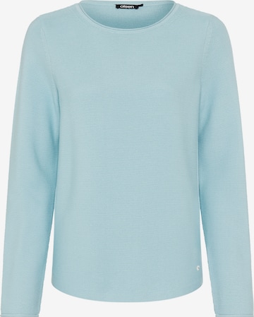 Pull-over 'Henny' Olsen en bleu : devant