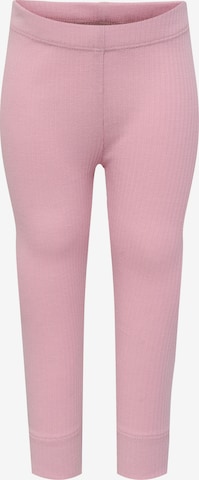 Skinny Pantalon de sport 'Irene' Hummel en rose : devant