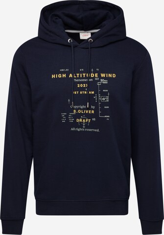 s.Oliver Sweatshirt in Blue: front