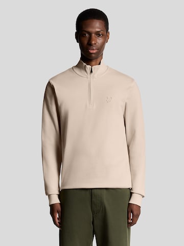 Lyle & Scott Trui in Beige: voorkant