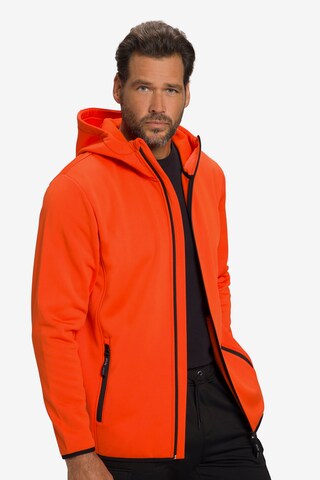 JAY-PI Fleece jas in Oranje: voorkant