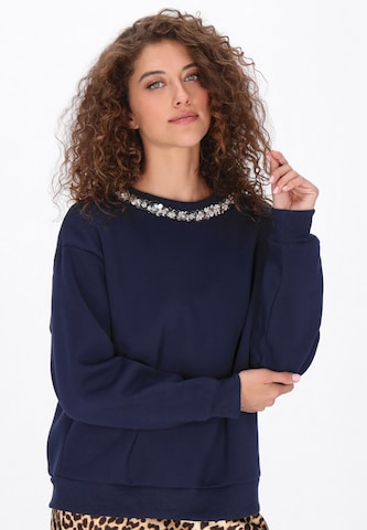 faina Sweatshirt in Blue: front