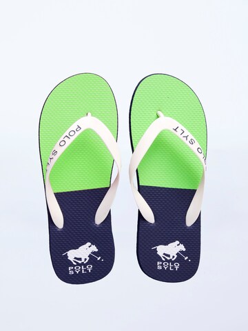 Polo Sylt T-Bar Sandals in White