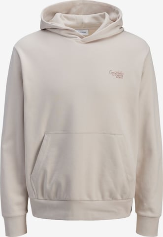 JACK & JONES - Sudadera en beige: frente
