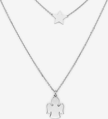 Amen Necklace in Silver: front