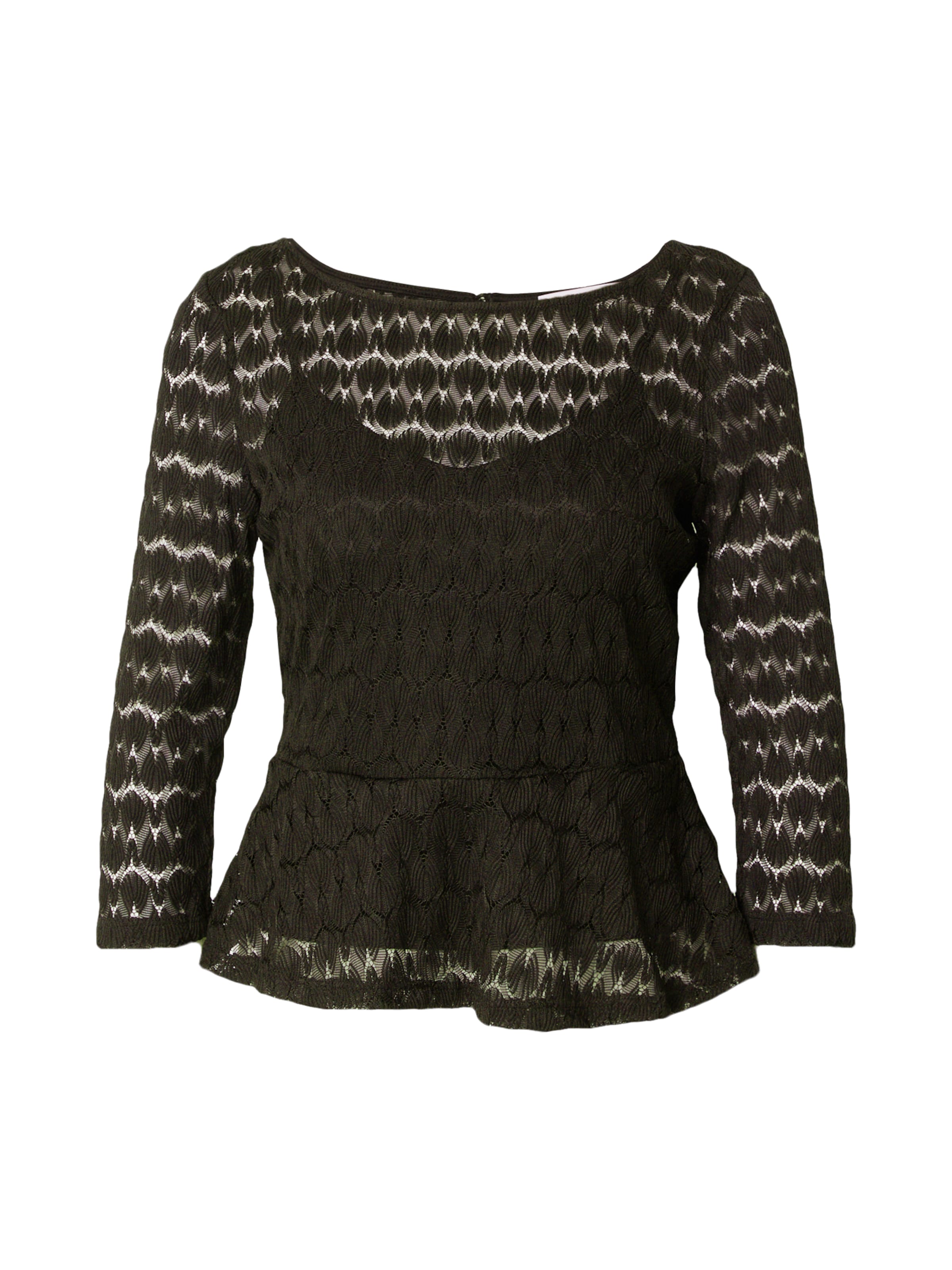 ABOUT YOU Tričko 'Melanie' - Čierna: predná strana