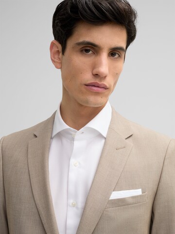 STRELLSON Slim fit Suit 'Adrien-Madden' in Beige