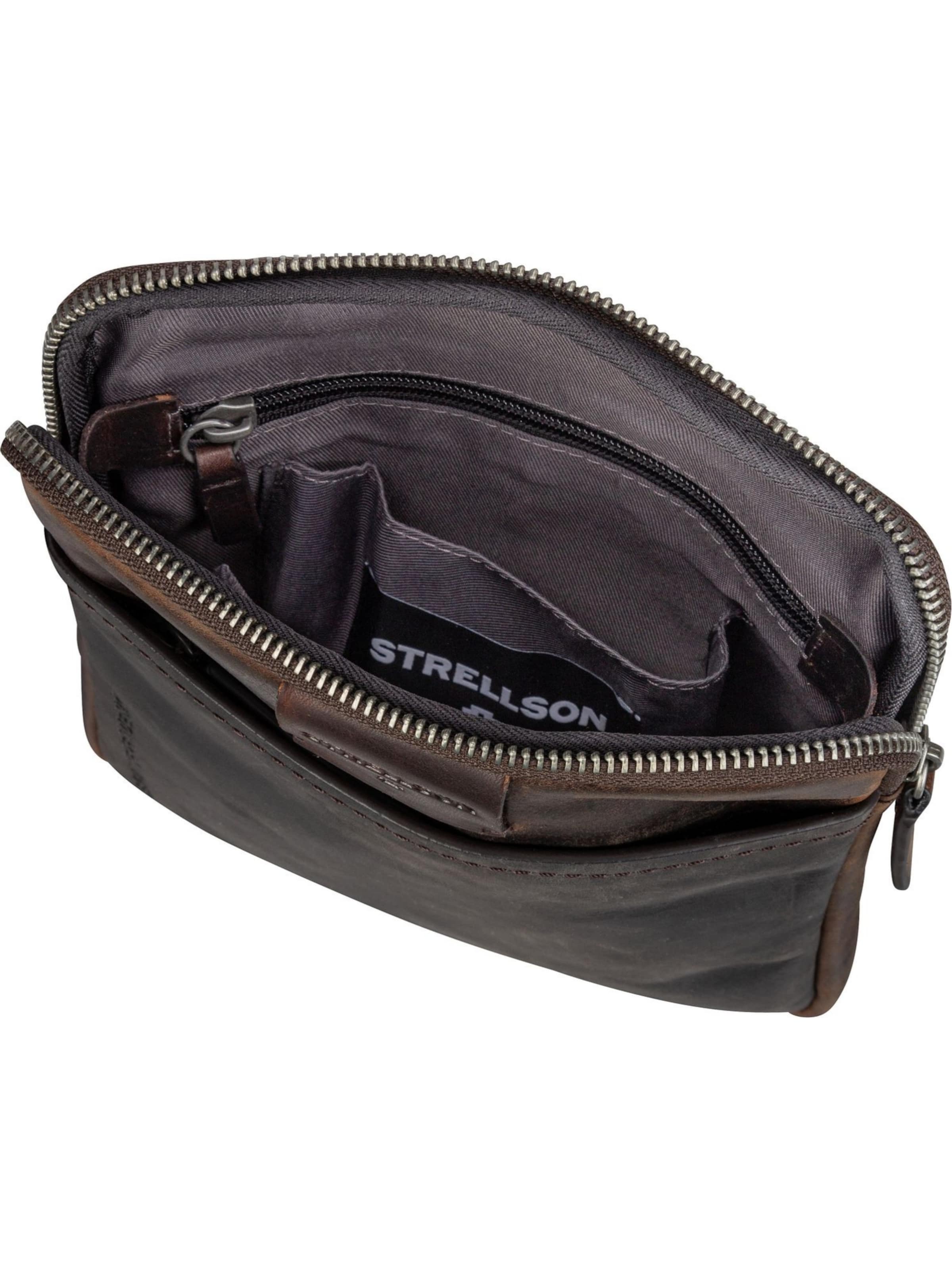 STRELLSON Umhängetasche 'Brick Lane Marcus XSVZ1' in Braun