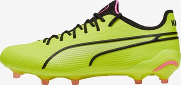PUMA Soccer Cleats 'King Ultimate' in Green: front