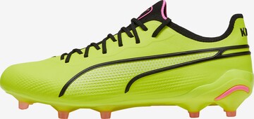 Chaussure de foot 'King Ultimate' PUMA en vert : devant