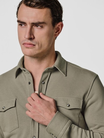 Profuomo Gebreid vest in Groen