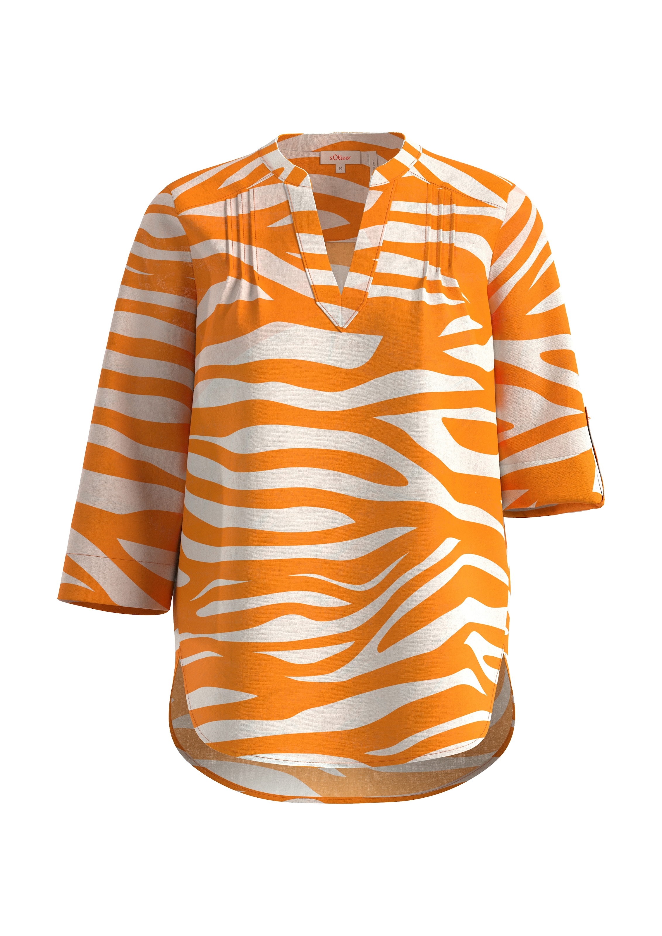 s.Oliver Blouse in Gemengde kleuren: voorkant