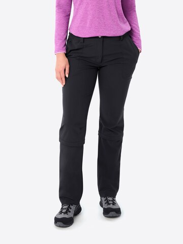 VAUDE Regular Hose 'Farley' in Schwarz: Vorderseite