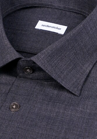 SEIDENSTICKER Regular Fit Business Hemd - Uni in Grau