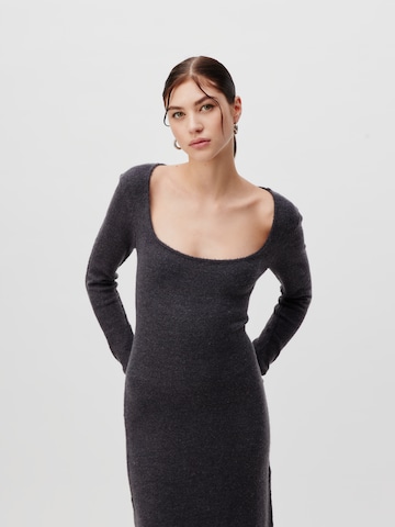 LeGer by Lena Gercke Knitted dress 'Lucille' in Grey: front
