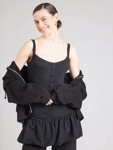 Abercrombie & Fitch Top 'BARE' in Black: front