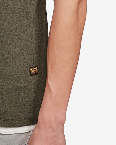 G-STAR Shirt in Khaki / Black, Item view