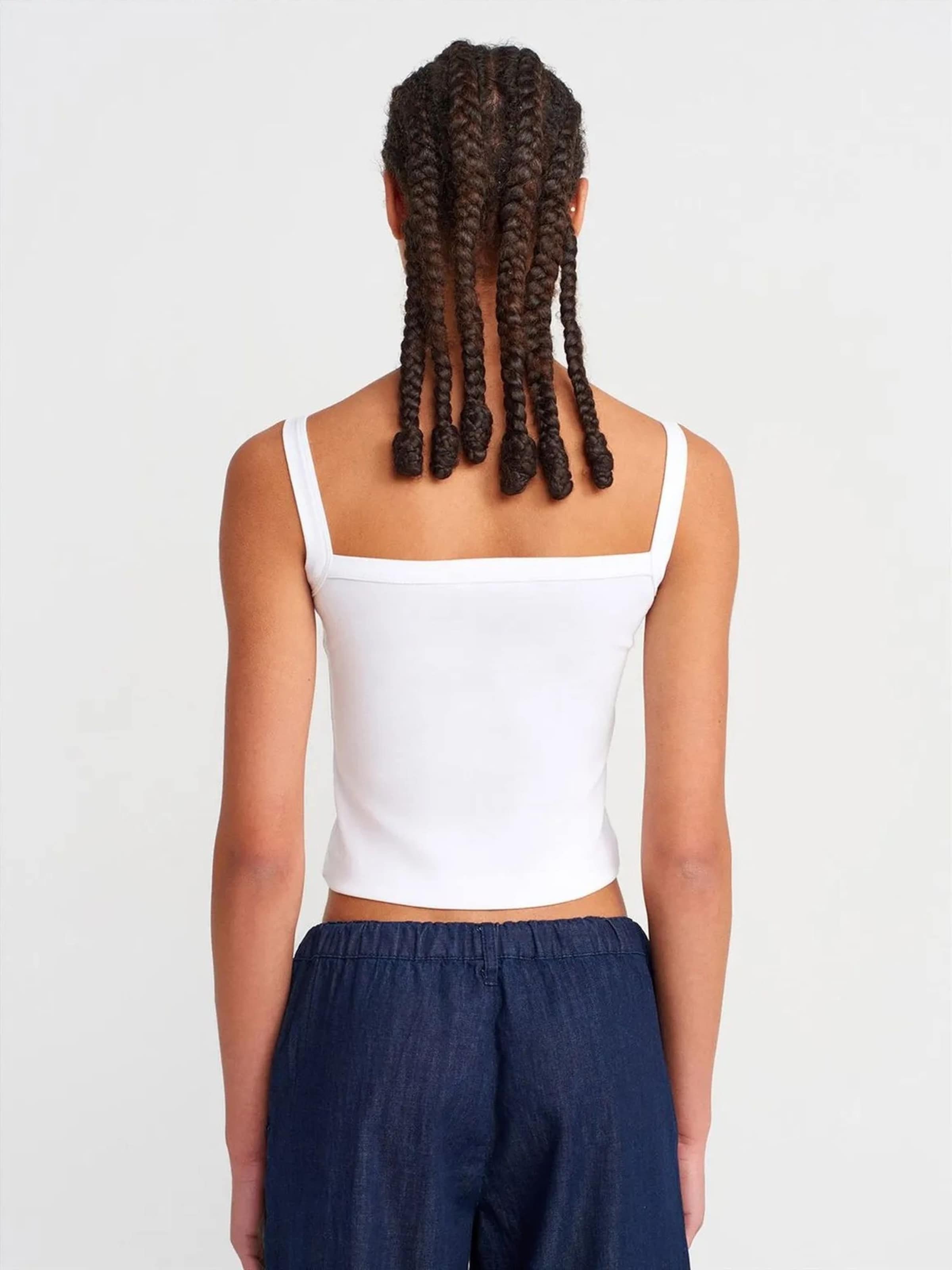 Dilvin Blouse in White