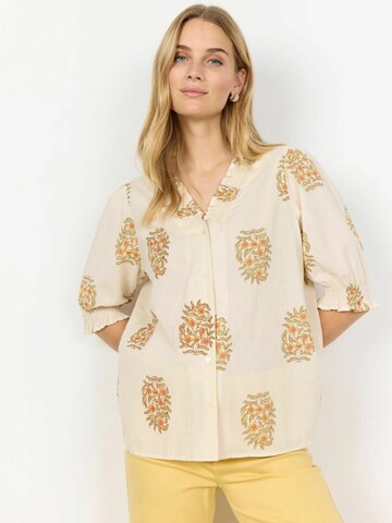 Soyaconcept Blouse ' POMPEIA ' in Beige: voorkant