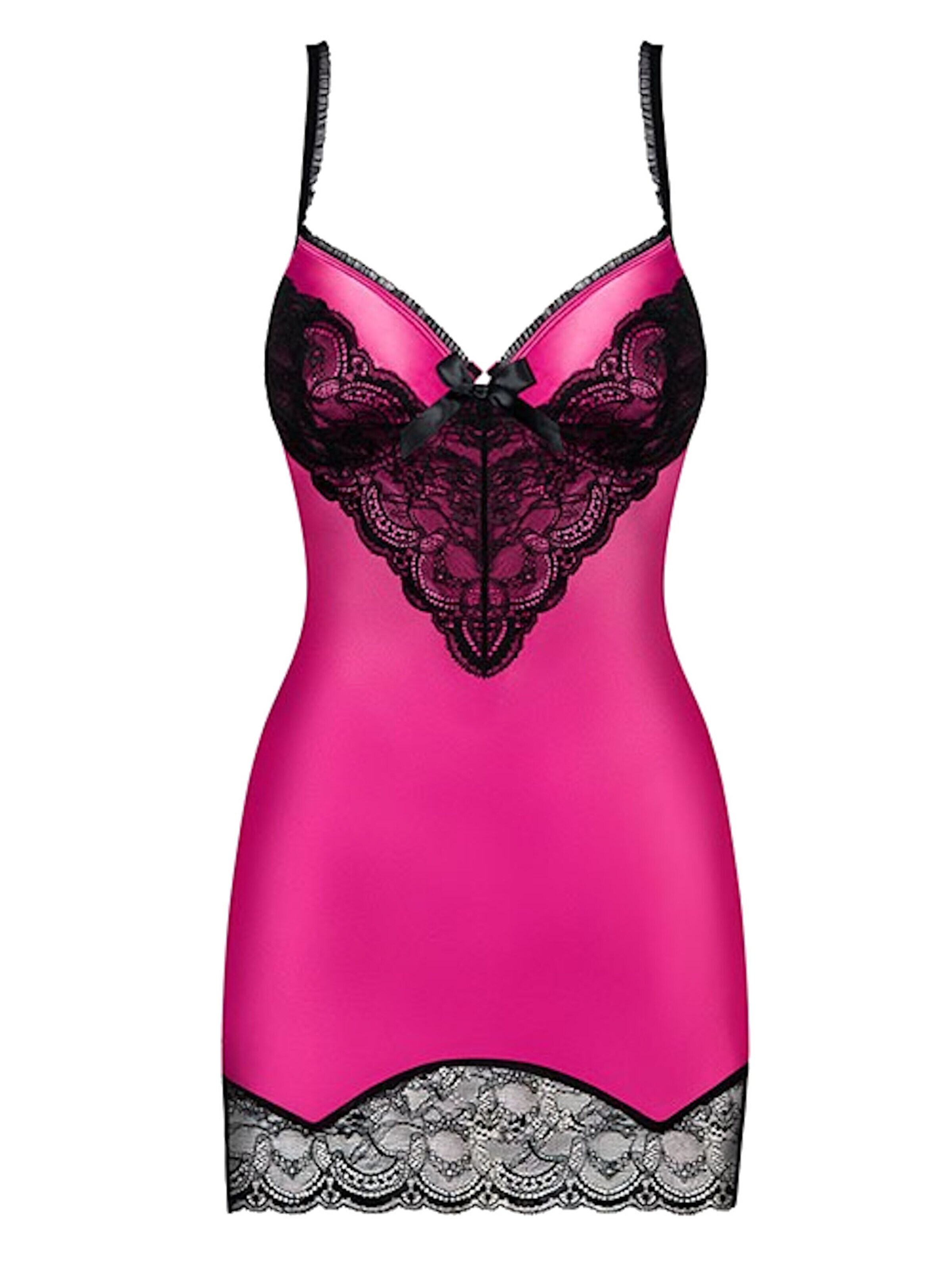 Obsessive Negligée 'Roseberry' in Pink: Vorderseite