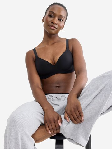 SLOGGI T-Shirt Soft-Cup-BH ' Blue ZERO Feel 2.0 THE UP ' in Schwarz
