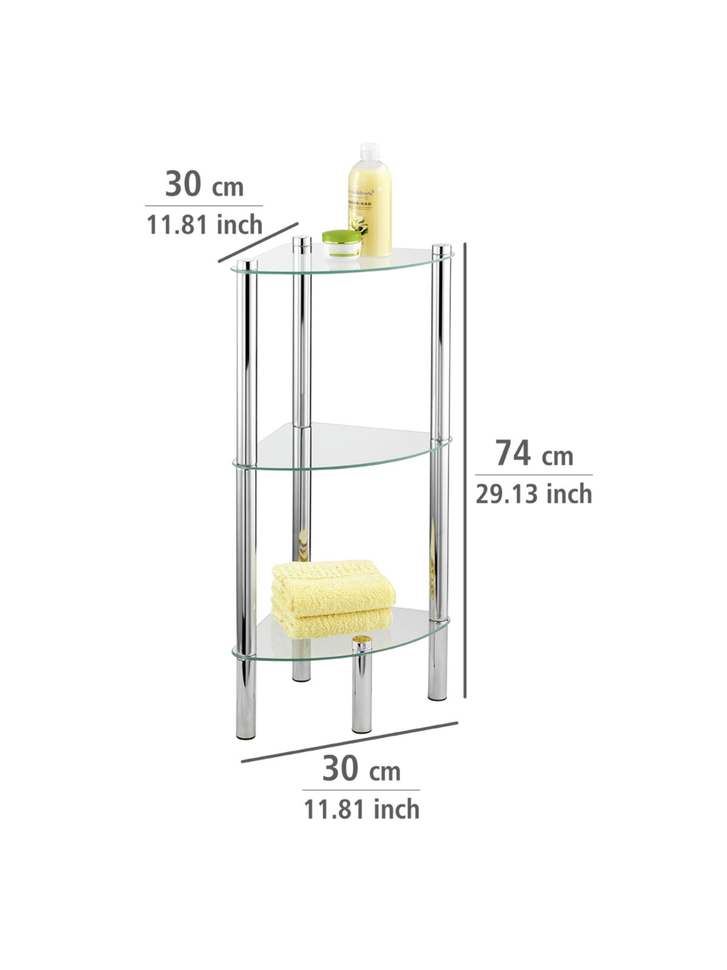 Wenko Shelf 'Yago' in Grey