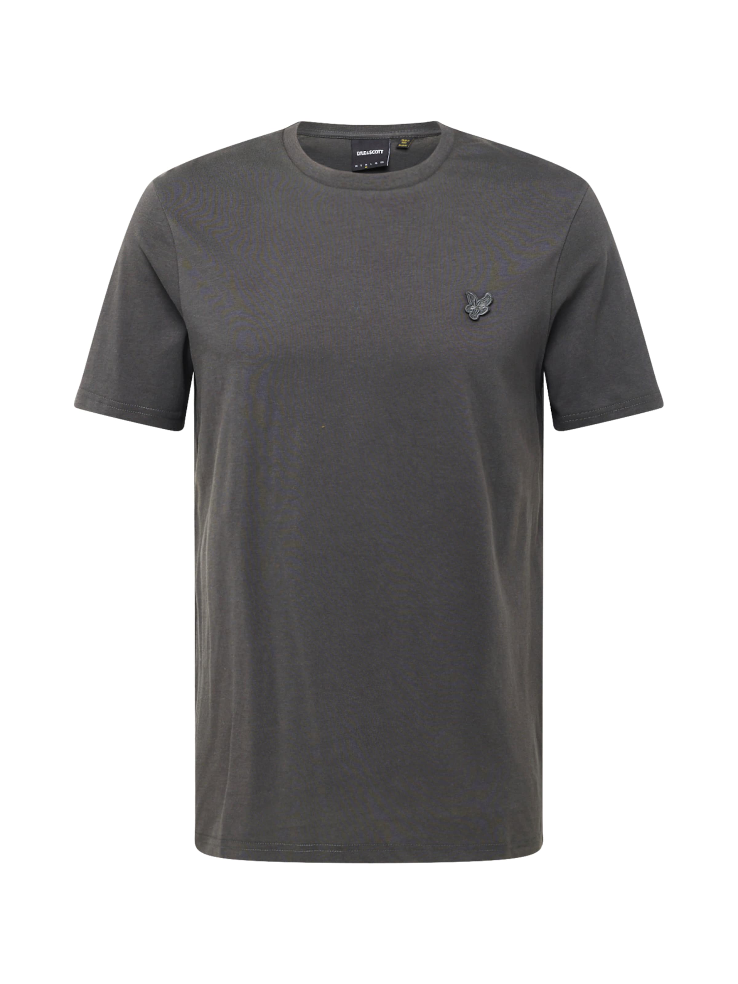 Lyle & Scott Shirt 'Tonal Eagle' in Grey: front