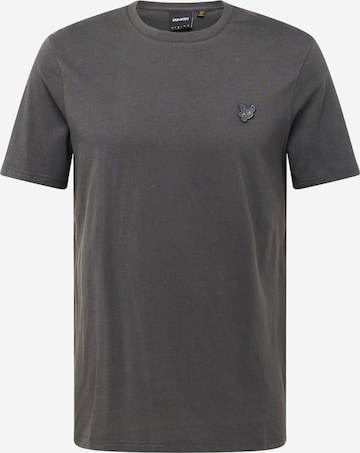 Lyle & Scott T-shirt 'Tonal Eagle' i grå: framsida
