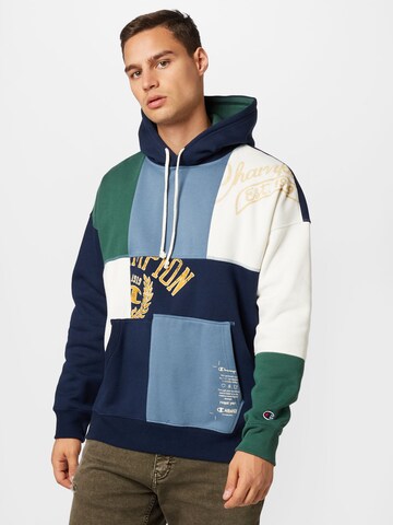 Champion Authentic Athletic Apparel Sweatshirt in Blauw: voorkant