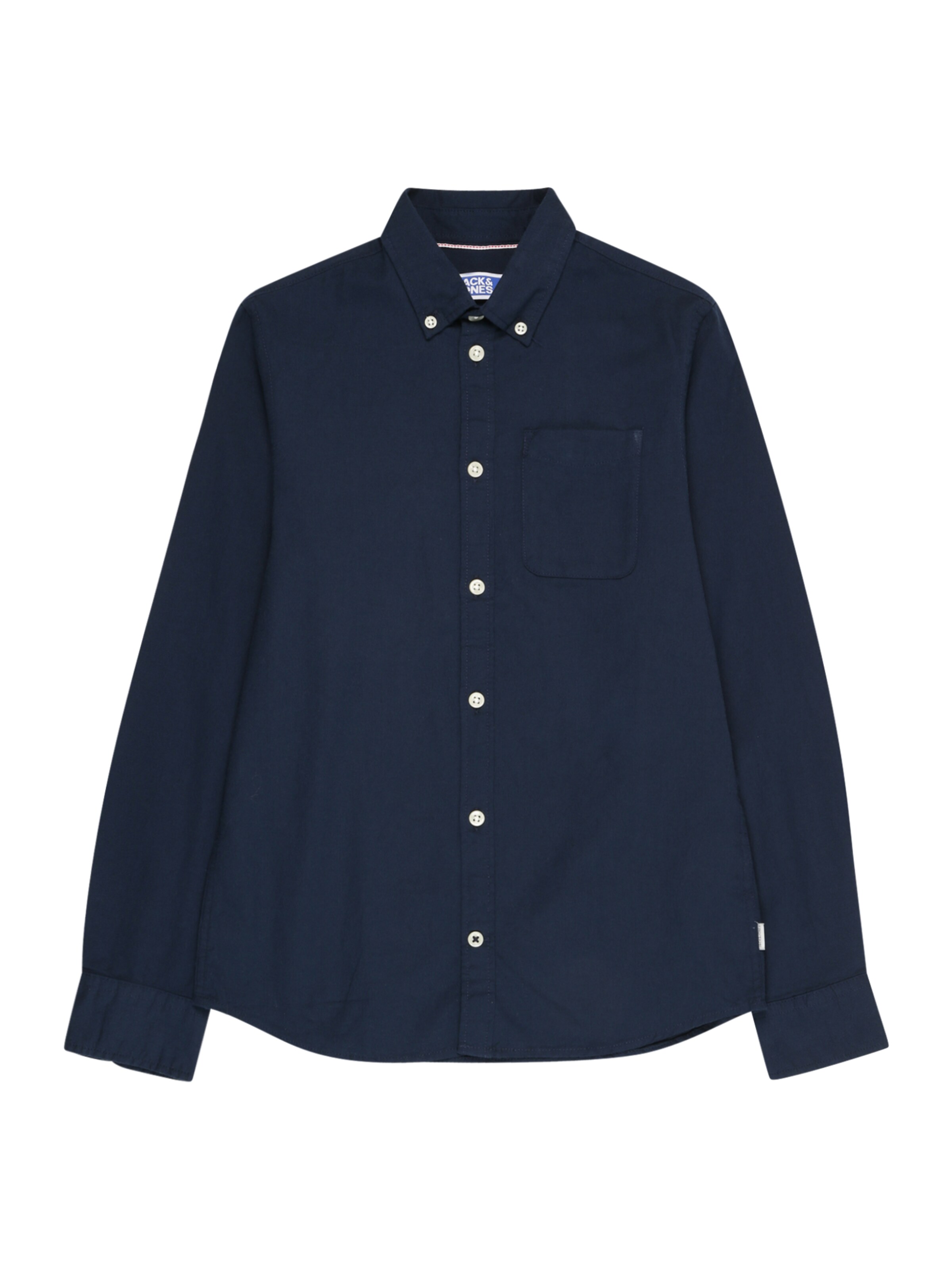 Jack & Jones Junior - Ajuste regular Camisa en azul: frente