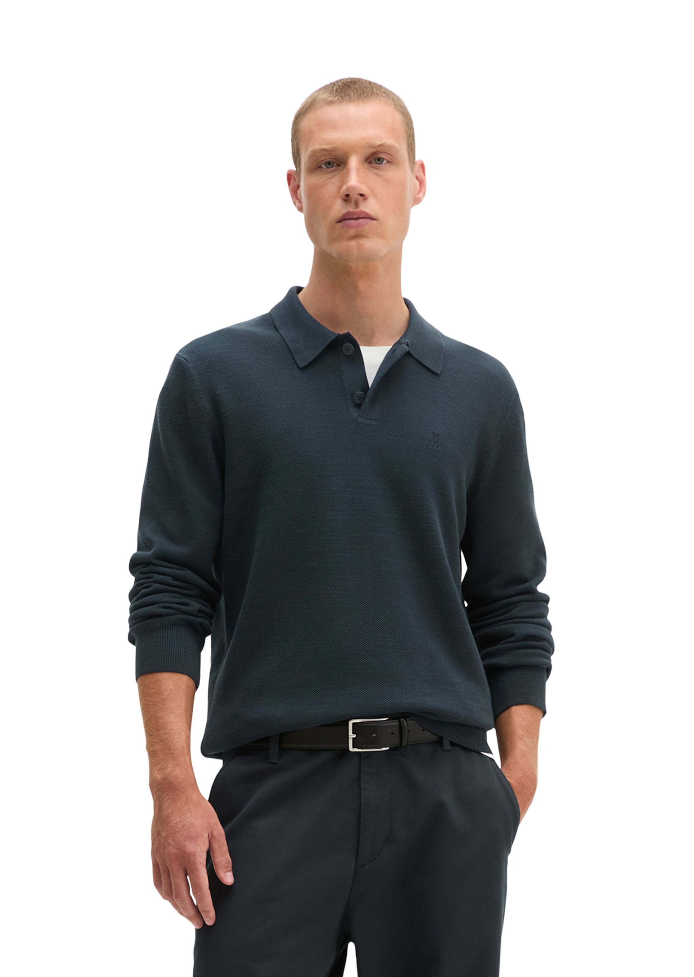 Marc O'Polo Shirt in Blauw: voorkant