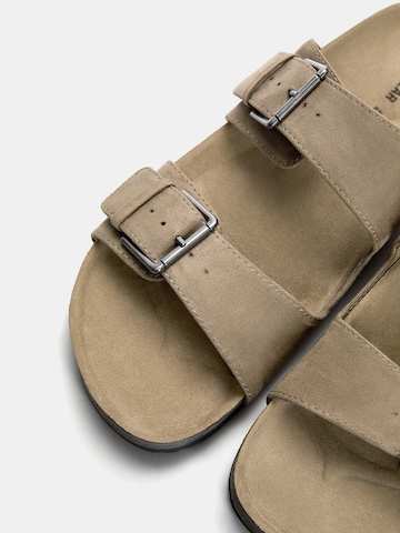 Mule Pull&Bear en beige