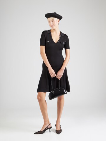 GUESS Gebreide jurk 'PAULA' in Zwart