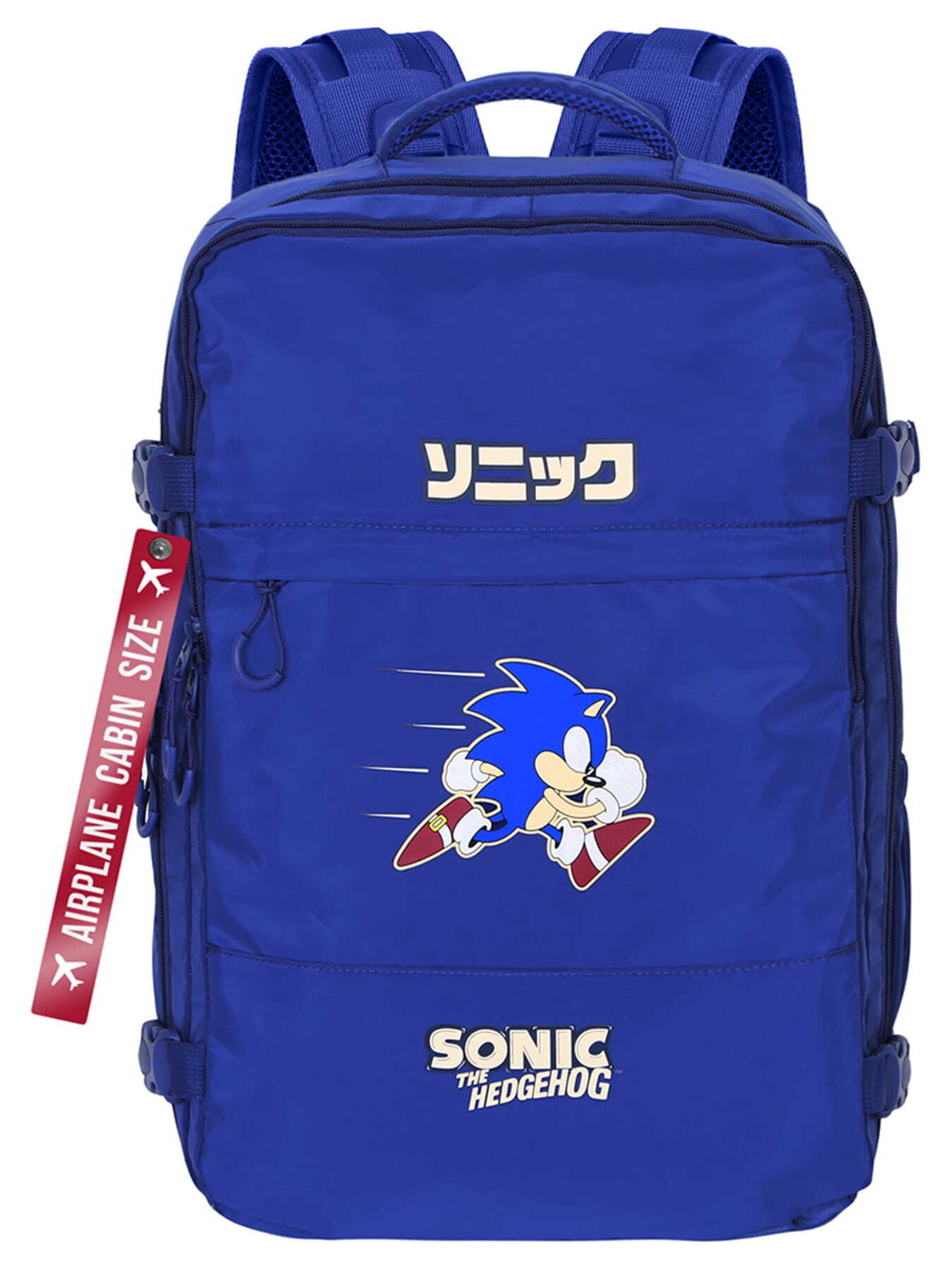 Sega Backpack 'Sonic' in Blue