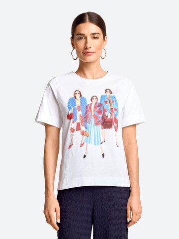 T-shirt Rich & Royal en blanc : devant