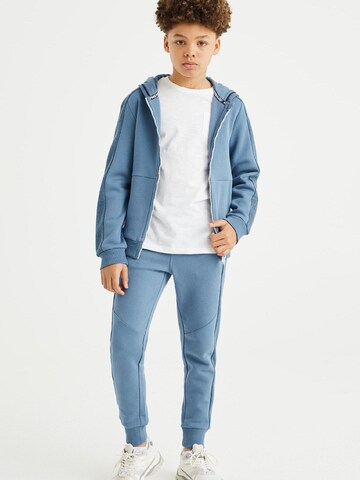 WE Fashion Sweatjakke i blå