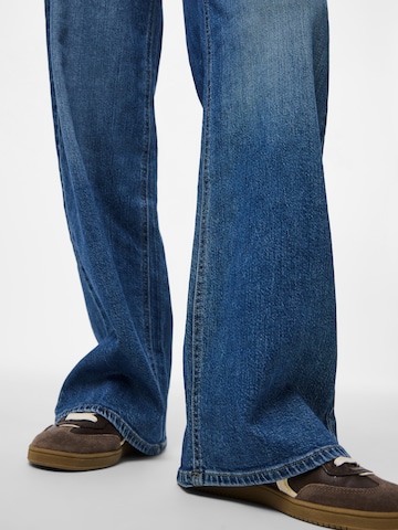 PIECES Wide leg Jeans 'PCSilke' in Blue
