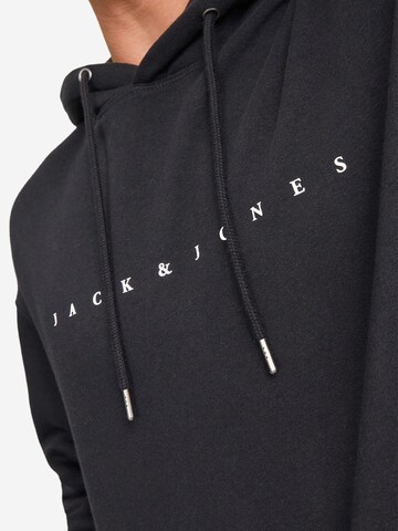 JACK & JONES Sweatshirt 'Star'‌ in Schwarz