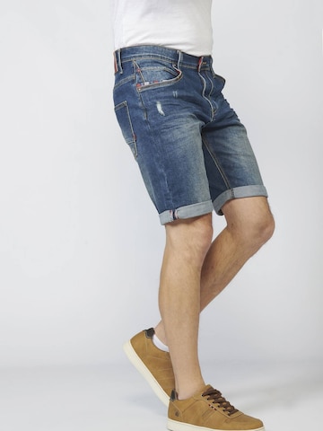 KOROSHI Slimfit Shorts in Blau