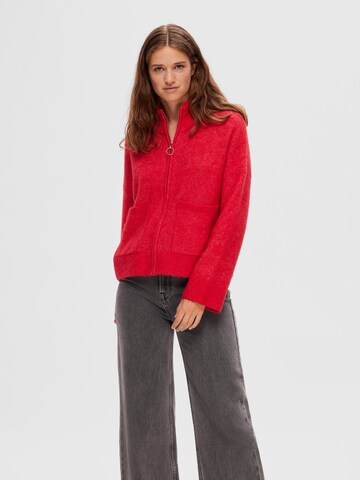 Cardigan SELECTED FEMME en rouge