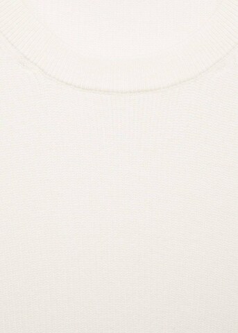 MANGO MAN Sweater 'Antigua' in White