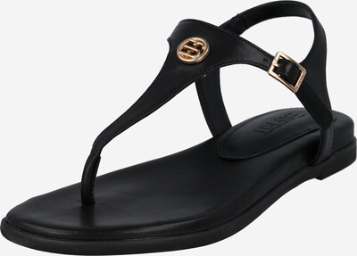 ESPRIT T-bar sandals in Gold / Black, Item view