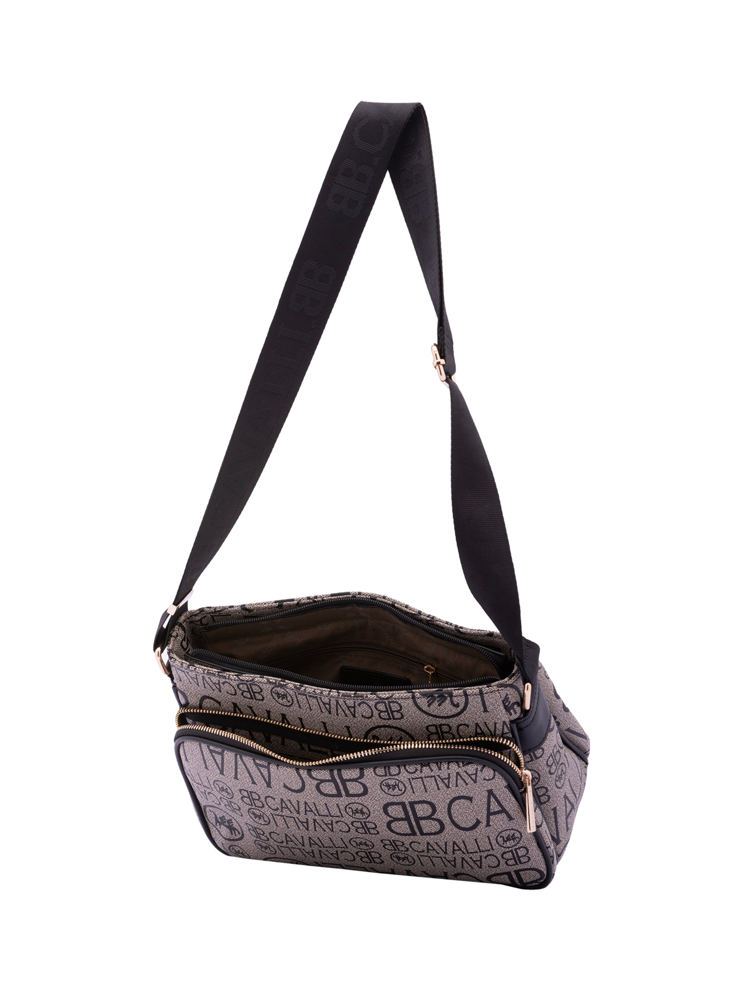 Borsa a tracolla di B. Cavalli in nero